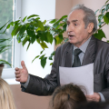 Зустріч з українським письменником і громадським діячем, членом Національної спілки письменників України, головою Конгресу української інтелігенції Вінниччини. Зустріч з українським письменником і громадським діячем, членом Національної спілки письменників України, головою Конгресу української інтелігенції Вінниччини.