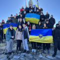 Прапор техноволонтерів - на вершині Карпат! Прапор техноволонтерів - на вершині Карпат!